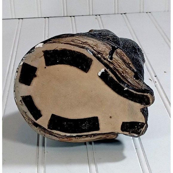 2 Vtg 14" 1950s Howling Coyote Pottery Indoor Outdoor Sculpture Statues Bookends - Picture 8 of 9